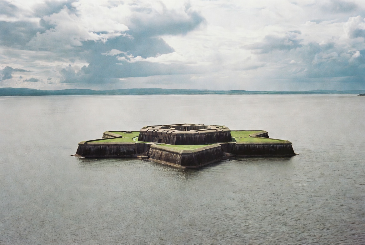 Star fort of Spike Island in Cork Harbour.